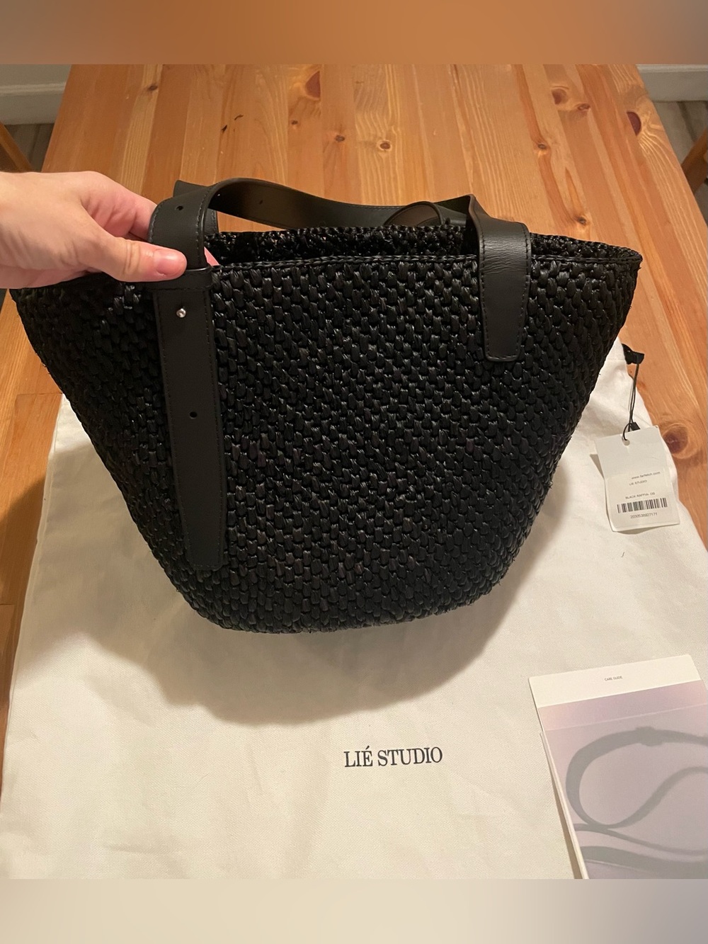 Lié Studio Bianca Raffia Bag - Picture 2 of 10